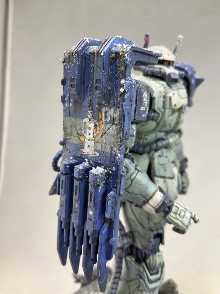 The decal comes from a maschinen krieger kit, it just felt perfect for this idea.&nbsp;