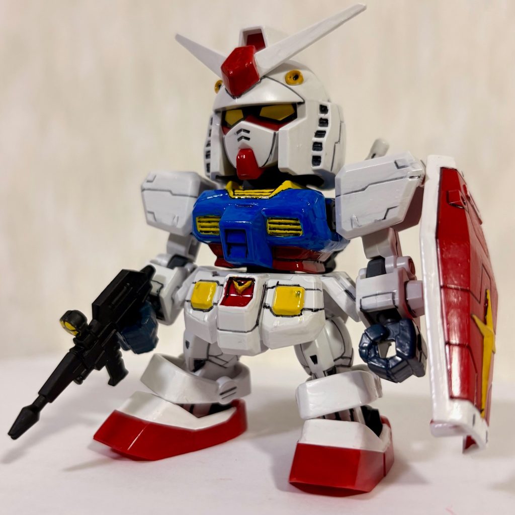 SDガンダムは子供の頃の青春のひとつ(gundam-kao3)だから今でも定期的に作りたくなる(gundam-kao2)
