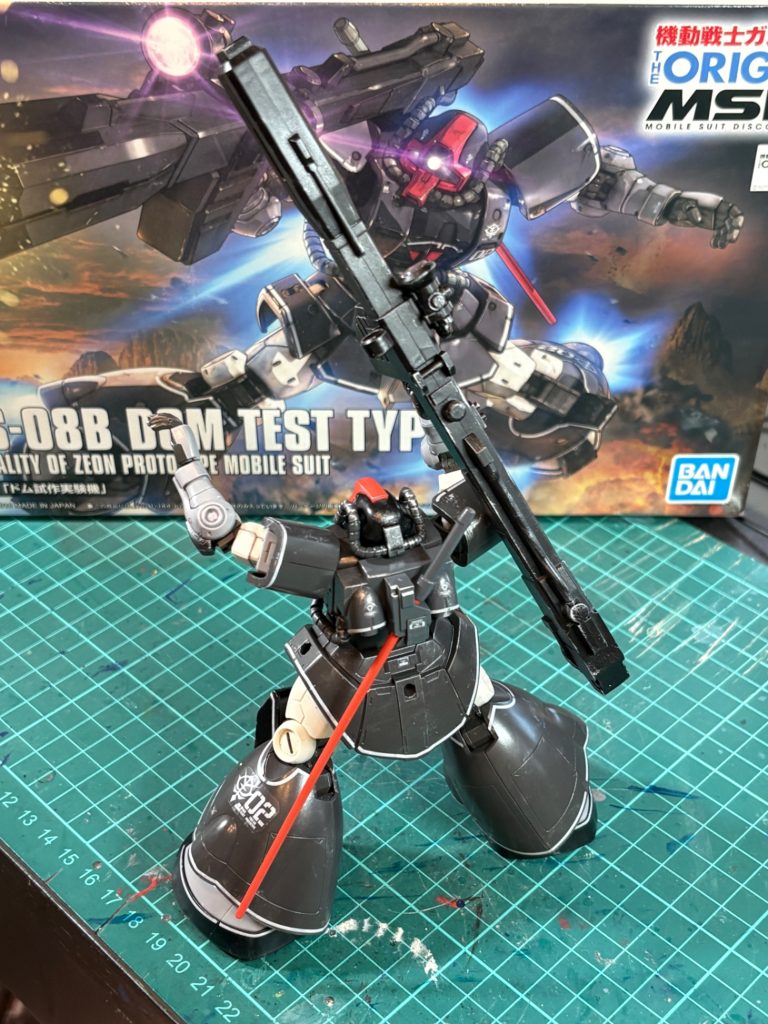 後ろストレスなく作れる素晴らしいキット。武器は昔のままかな。