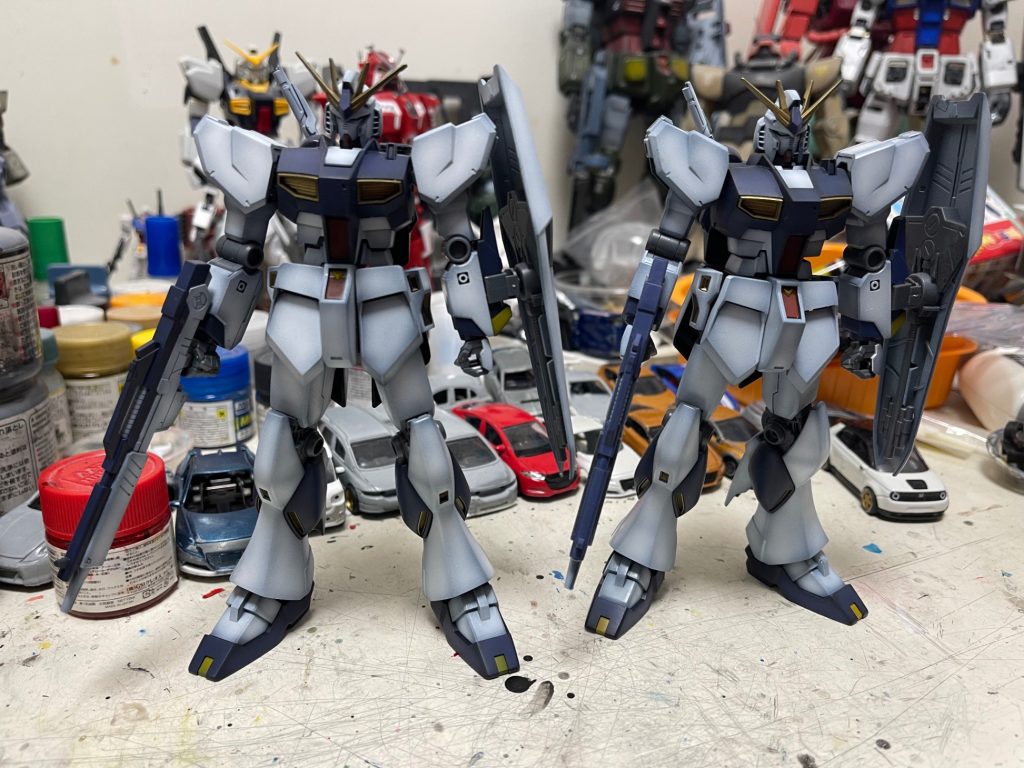 　基本塗装が完了しました。