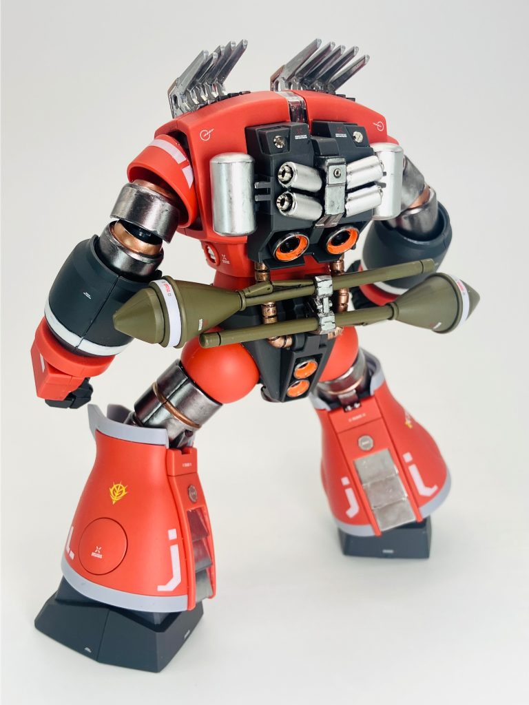 いつもながらのデカールですが独特のスタイルを邪魔しないように少なめに意識しました☺️　シュツルムファウストは手持ちはもちろん、懸架できます🤩