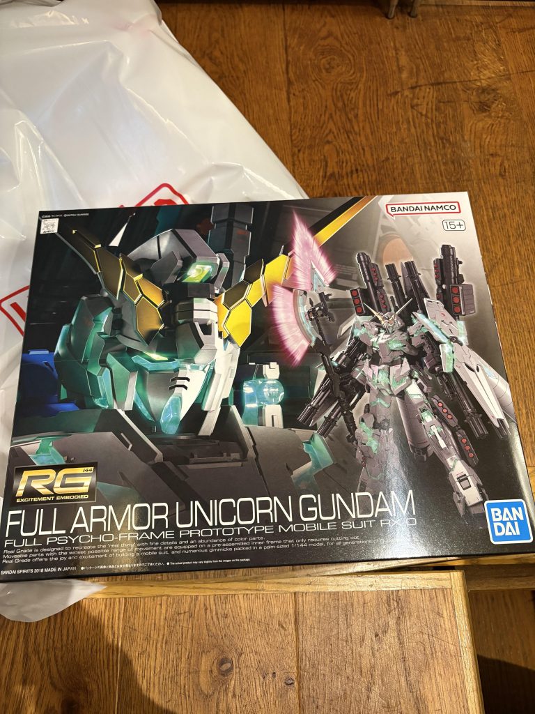 作品名：フルアーマーユニコーン買っちった<p>楽しみ！</p>
