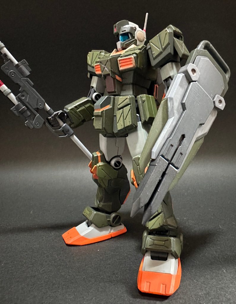 アーマーはみどりの濃淡で。ちょっとめりはりが出た気がします。