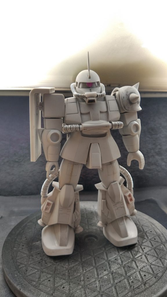 旧キット　1/100 シャア専用高機動型ザク–6枚目/制作者：ミドボン