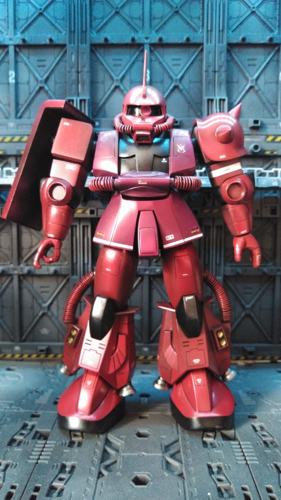 旧キット　1/100 シャア専用高機動型ザク–2枚目/制作者：ミドボン