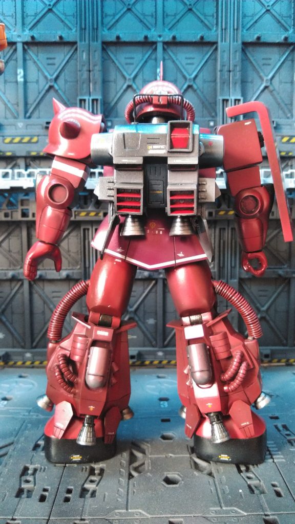 旧キット　1/100 シャア専用高機動型ザク–4枚目/制作者：ミドボン