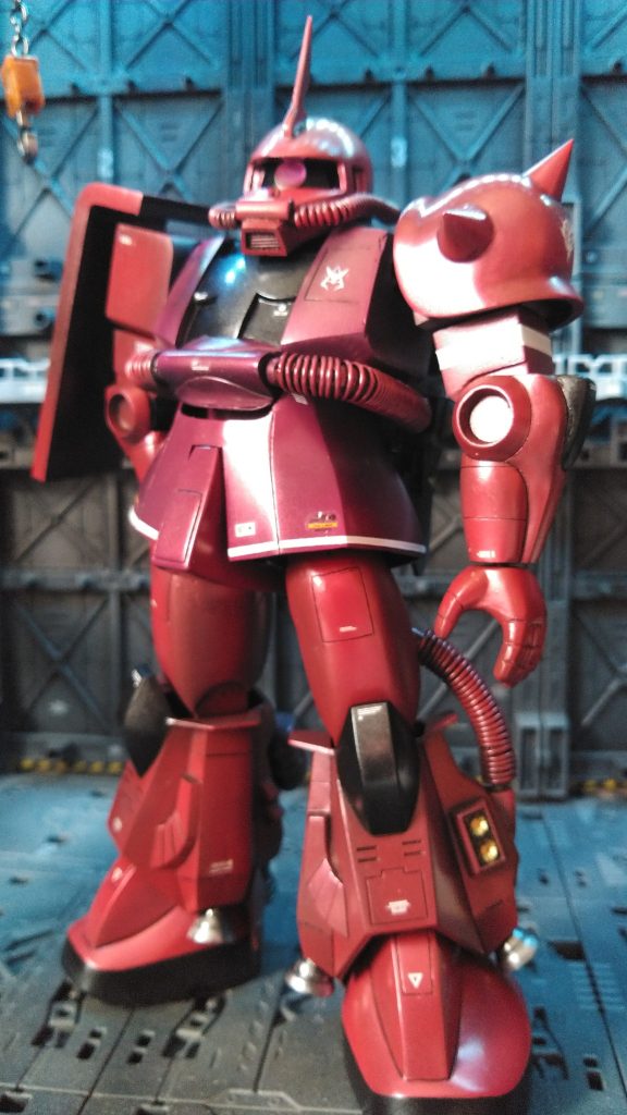 旧キット　1/100 シャア専用高機動型ザク–5枚目/制作者：ミドボン