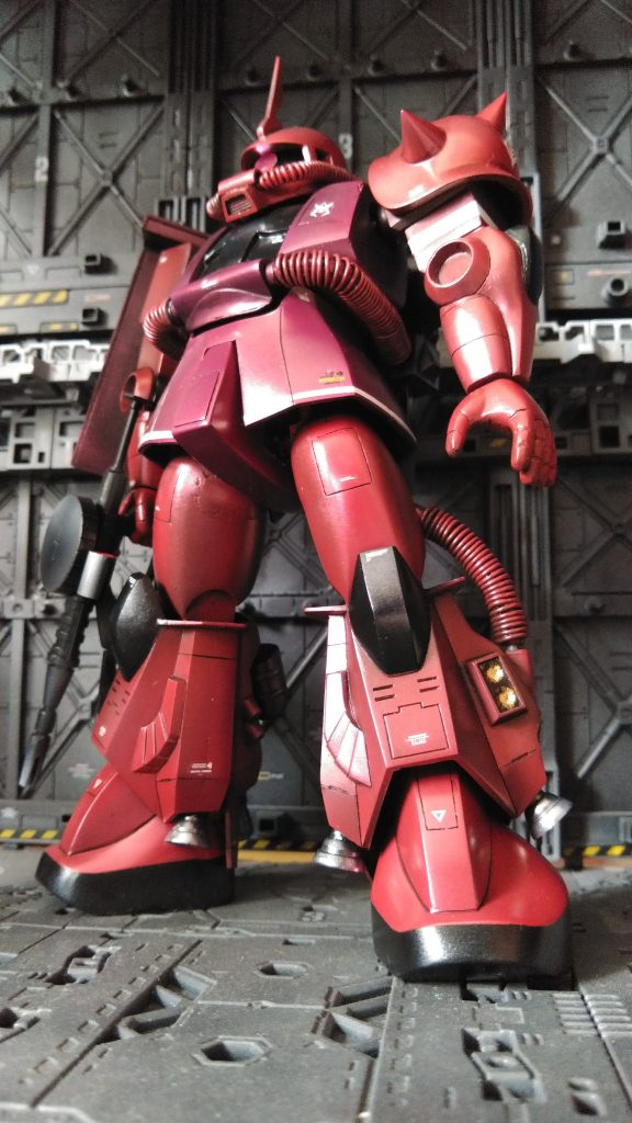 旧キット　1/100 シャア専用高機動型ザク–6枚目/制作者：ミドボン