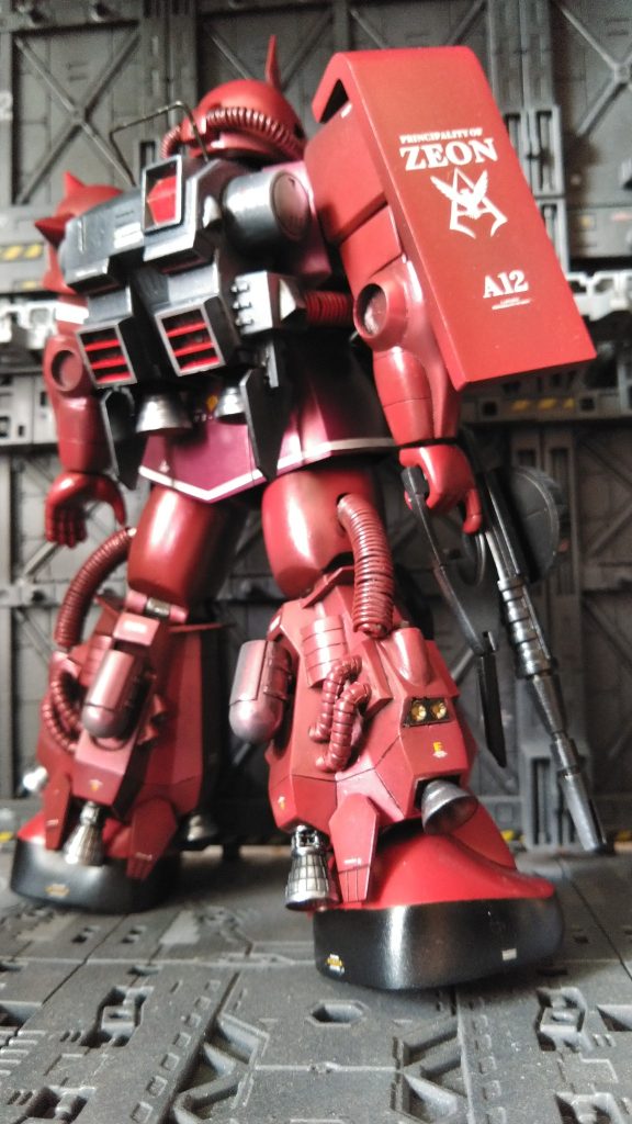 旧キット　1/100 シャア専用高機動型ザク–7枚目/制作者：ミドボン