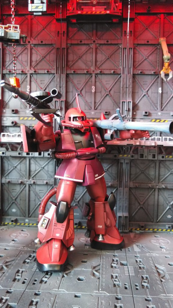 旧キット　1/100 シャア専用高機動型ザク–8枚目/制作者：ミドボン