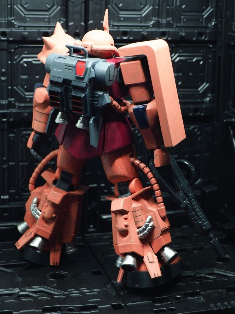 出来はイマイチなので、他の仕上げが終わった頃に修正するかも(zaku-kao4)