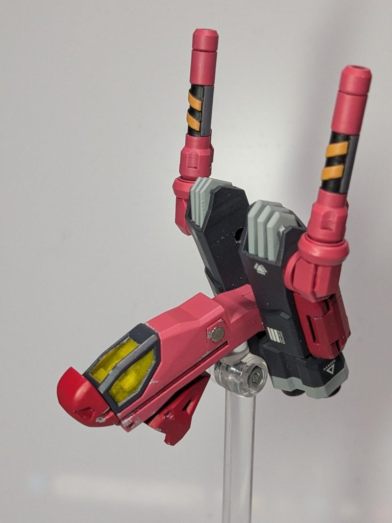 コアファイター合体時すでの塗装が剥げかけております