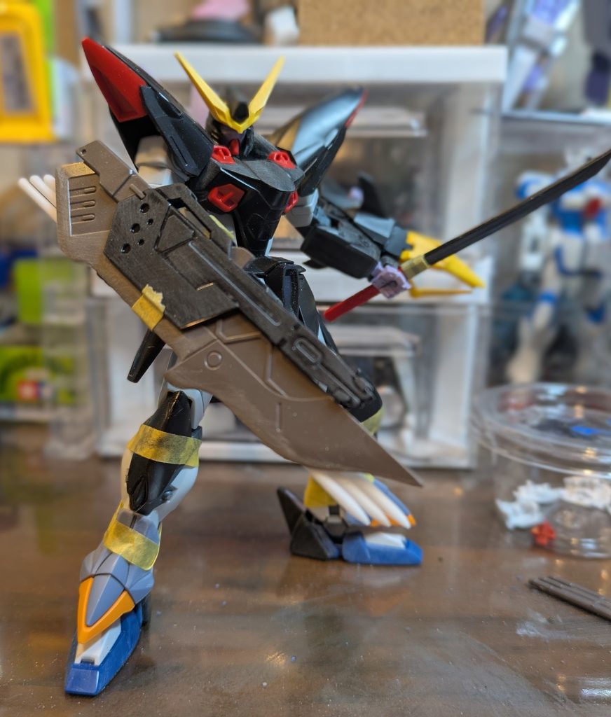 最終決定です。刀は短刀にして武装はアストレイからの改造にしました。（結局オリジナル武装になりました。。。）
