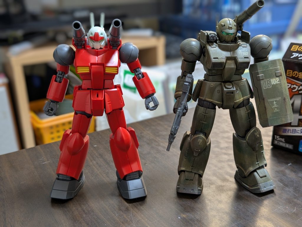 オリジンと比較すると　リバイブ版はかなりすらっとしててなんか思ってたのとちょっと違う.........