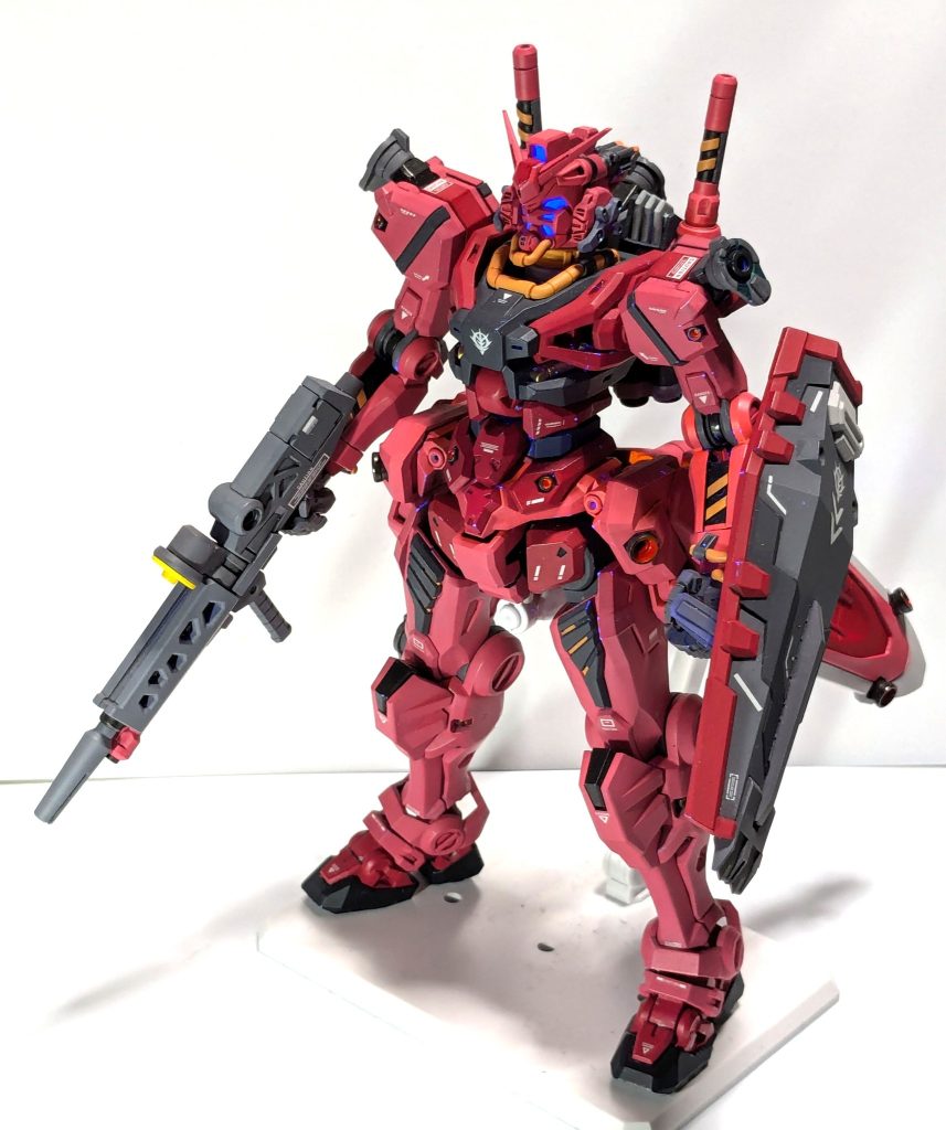 1/100アレンジフル赤いガンダム（GQ）:オプションバインダー装備