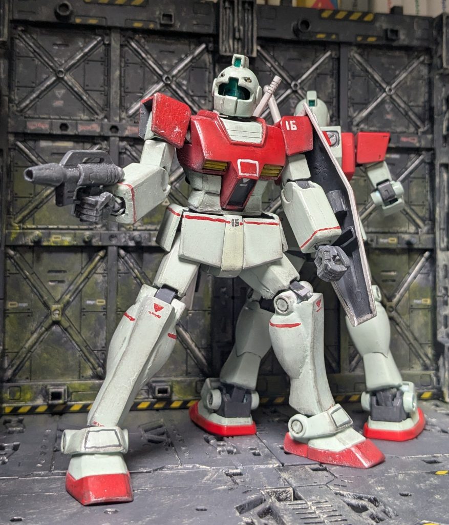 ついでの勢いで手を出してしまった旧キット1/144ジムの改造