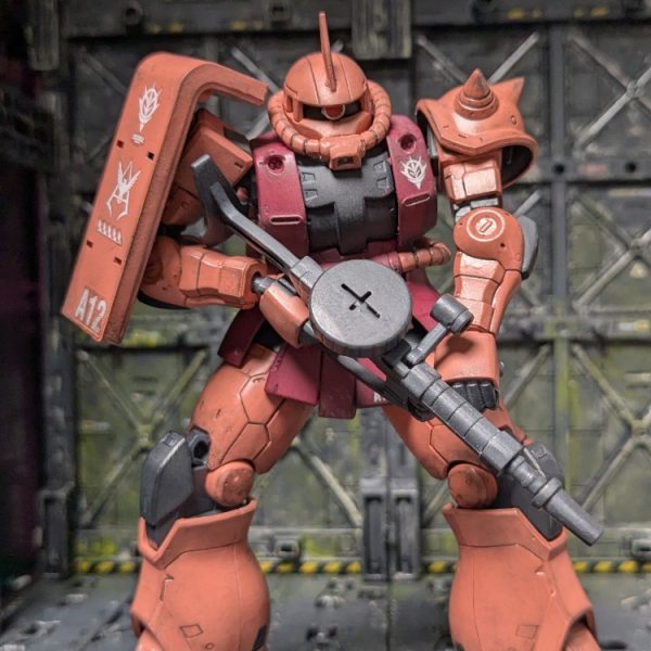 たまにはイマドキで真っ当（？）なガンプラを。THE ORIGINシャア専用ザク、量産型ザク