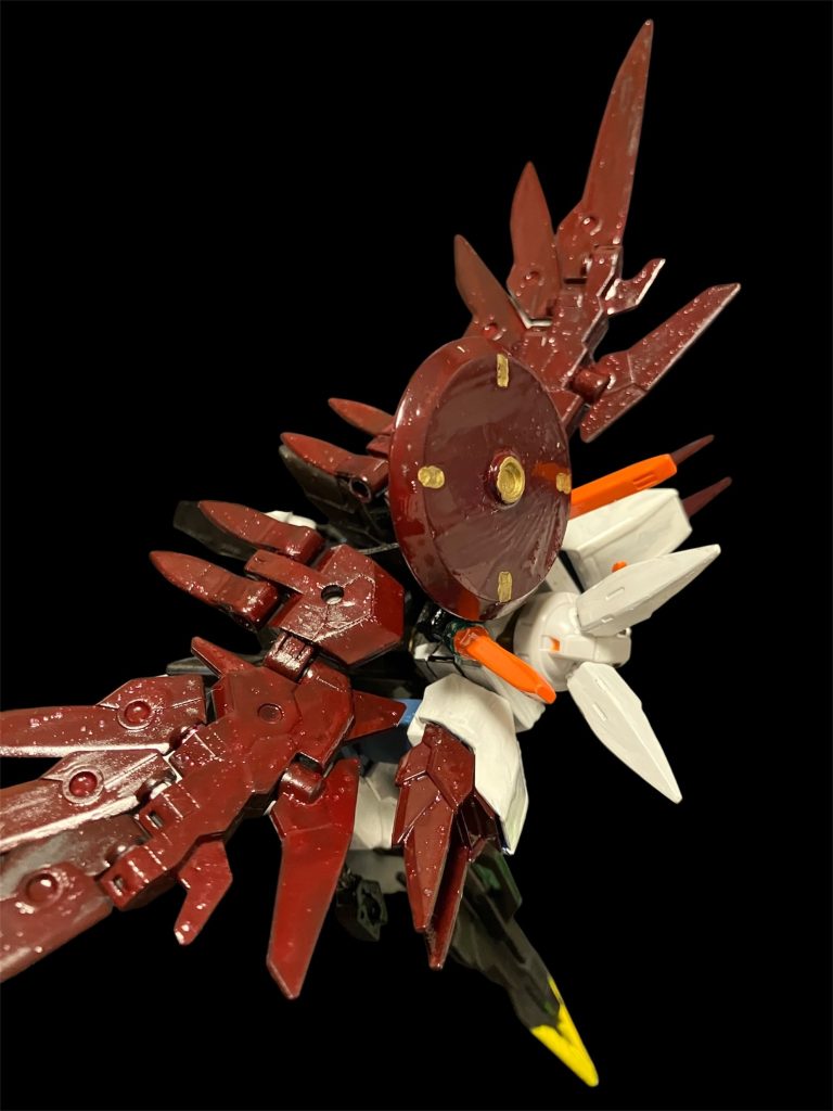 メルクワンユニット付属の台座を塗装しレドーム化。大きさもジャストフィット^_^
