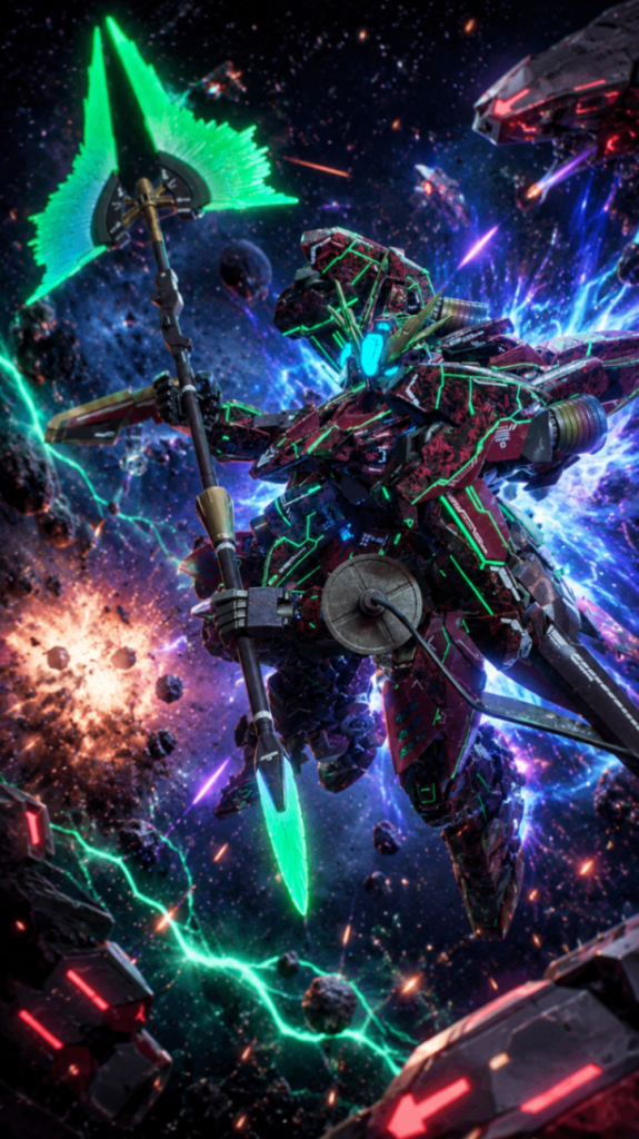 ガンプラバトル宇宙・空中戦専用機｢ヴァルファタール｣–7枚目/制作者：ぷーやさん