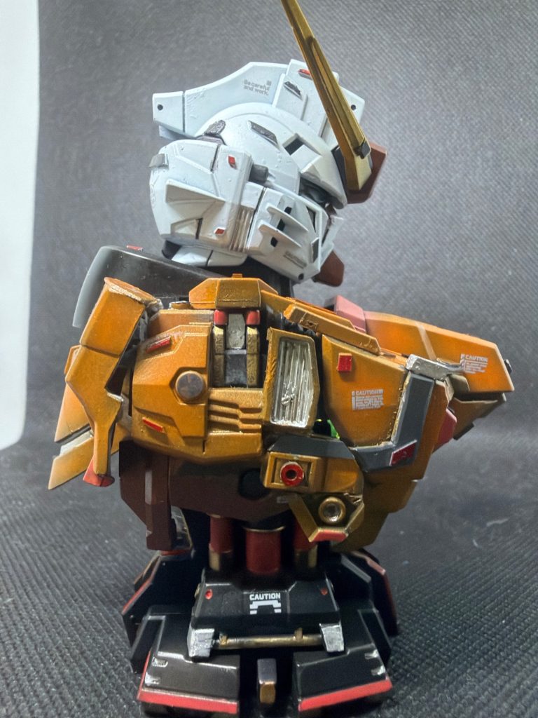 面が広いデザインだったので少し入れすぎなほどレッドチップと色分けをしました。
