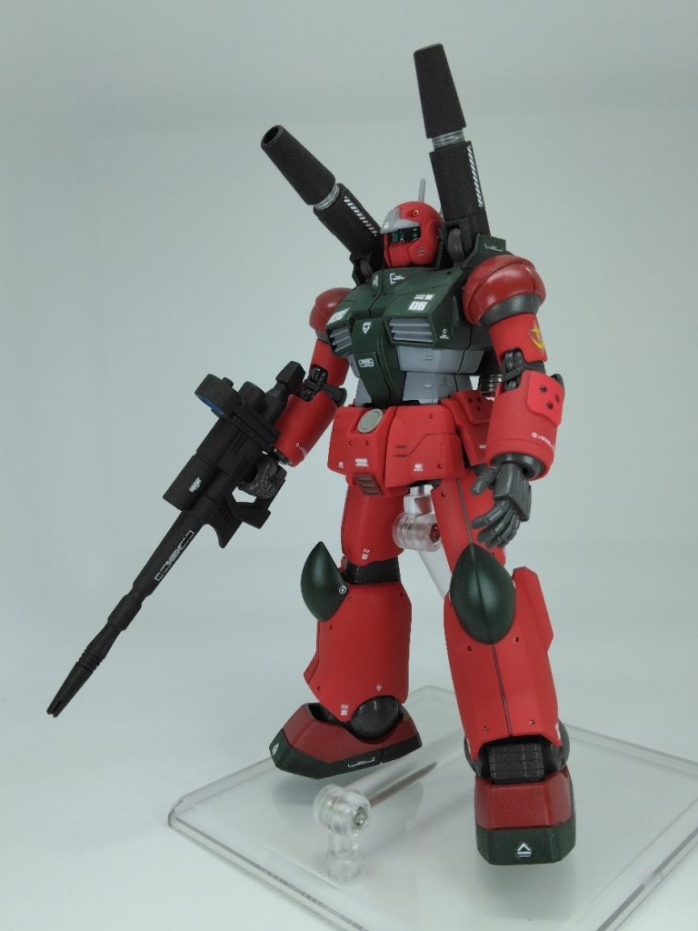 RX-77は、白ヘッドではなく、赤ヘッドにしました。