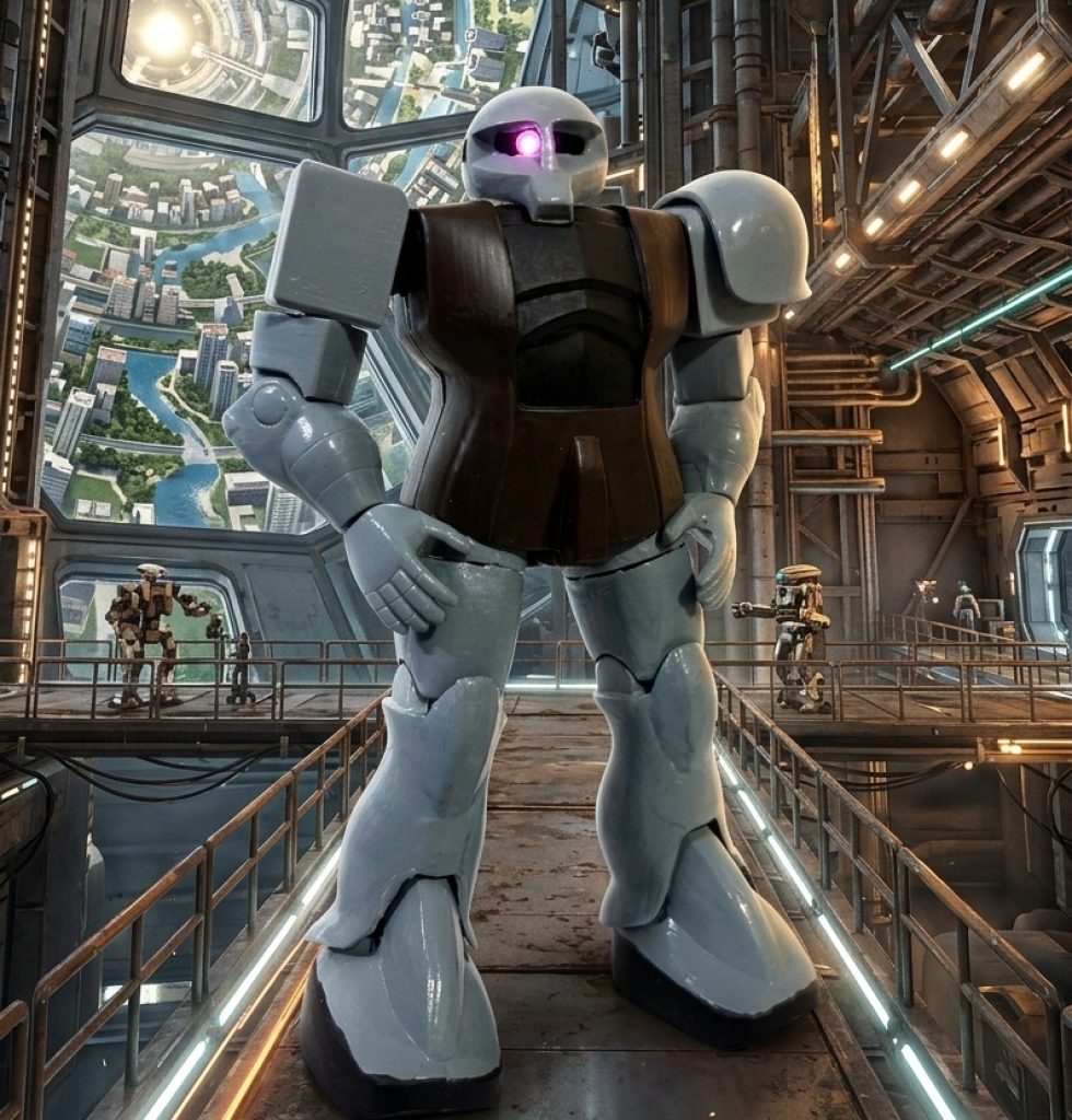 【再掲&俺流ガンプラ考証】旧キット改造旧ザク。