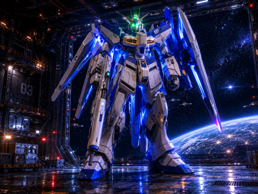 MG Hi-vガンダム ver.Ka LED組込–3枚目/制作者：福田 義康