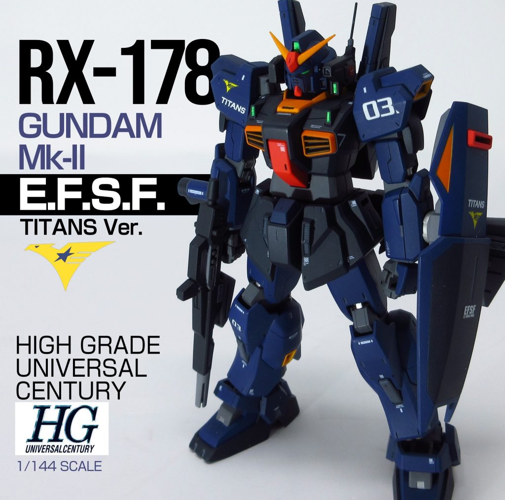 HGUCガンダムMk-2 ティターンズ仕様！