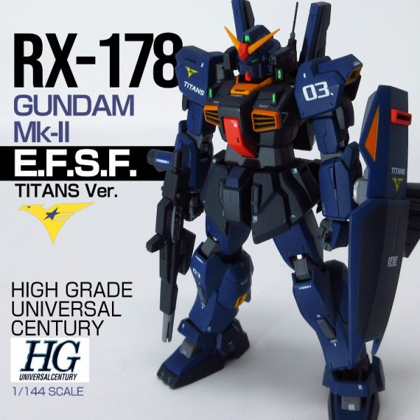 HGUCガンダムMk-2 ティターンズ仕様！