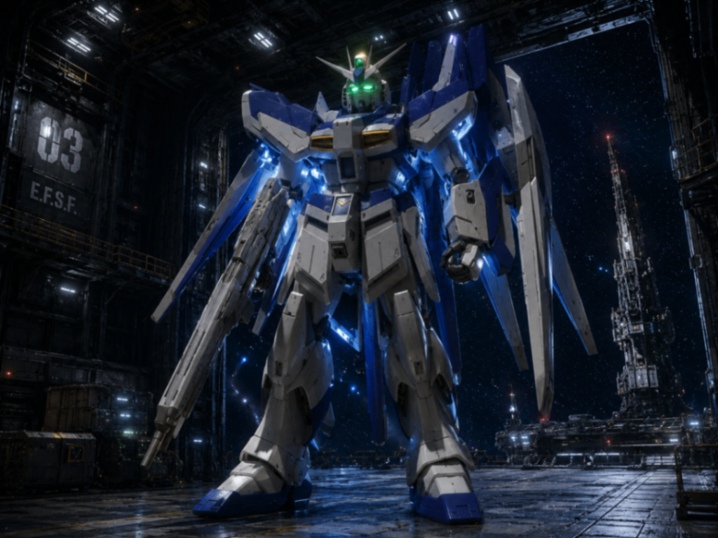 MG Hi-vガンダム ver.Ka LED組込–4枚目/制作者：福田 義康