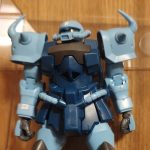 とりあえず角、ヒートロッドの付いていた場所をプラ板で埋めました。胸部の形状はカス[…]