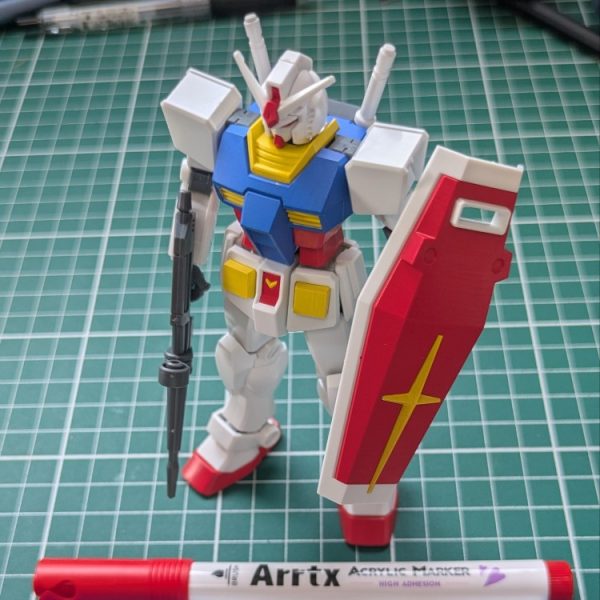 EG RX78 ガンダム [ペインティングモデル] アクリルマーカー塗装