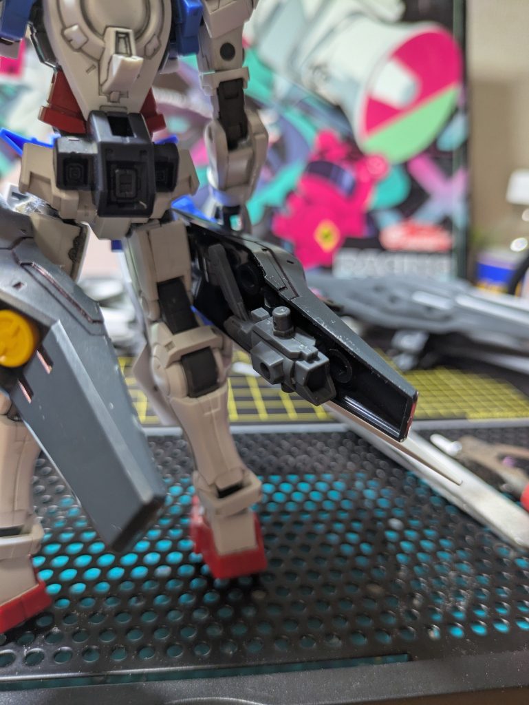 武器マウント位置とコアガンダム移植位置