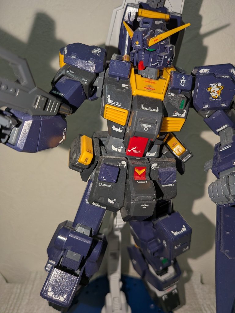 試作機…ロールアウトホヤホヤのイメージで、光沢トップコートにしました。