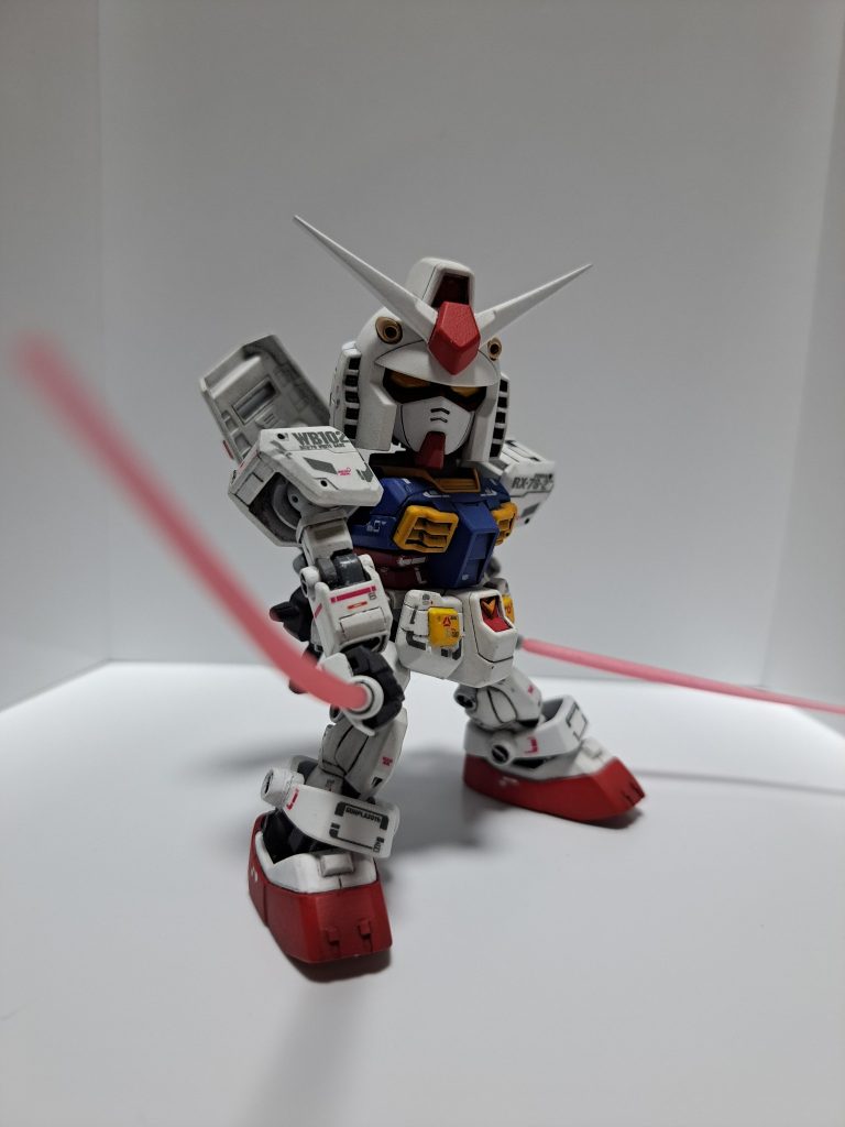 SD RX-78 ガンダムを、RG風改造にゃ♪–4枚目/制作者：黒猫沙夜