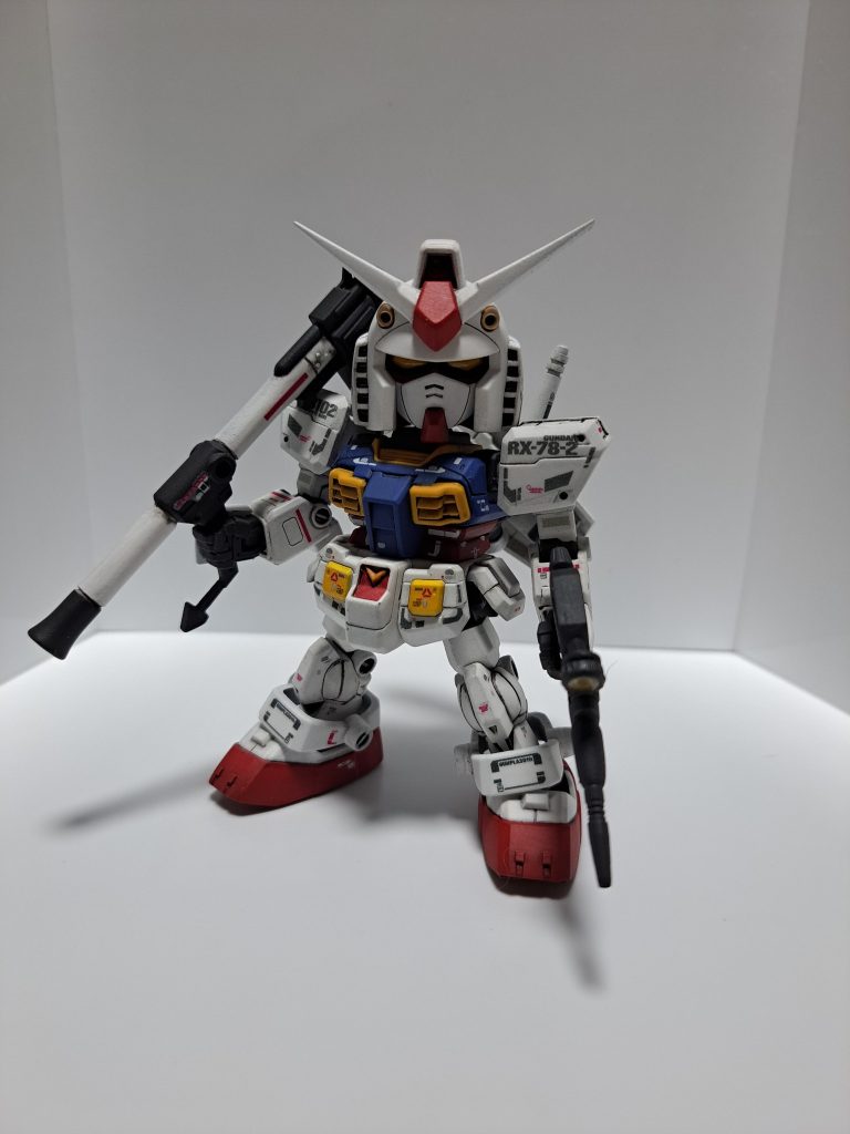 SD RX-78 ガンダムを、RG風改造にゃ♪