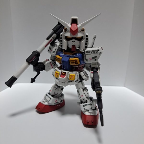SD RX-78 ガンダムを、RG風改造にゃ♪