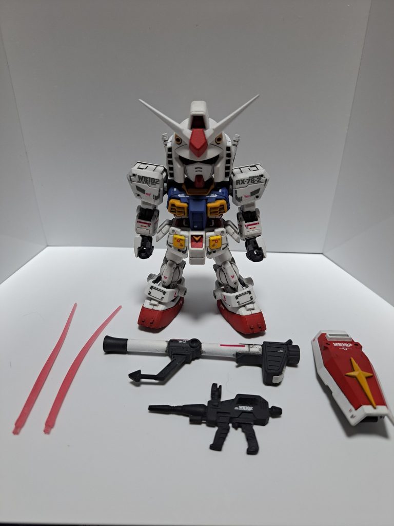 SD RX-78 ガンダムを、RG風改造にゃ♪–5枚目/制作者：黒猫沙夜