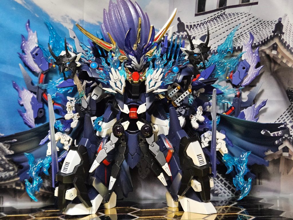 覇道武神 電影機動武神 天凱王に皇巫スサノヲ 蒼炎を組み込んだダーク版に制作