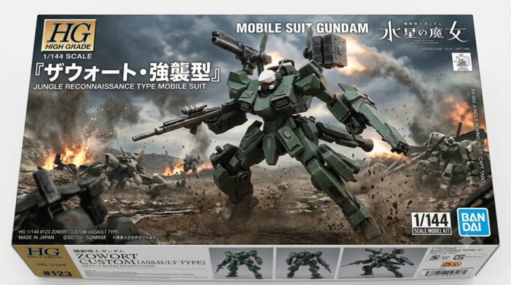 次いでにGoogleGemineでガンプラの箱絵を作成してみました。
