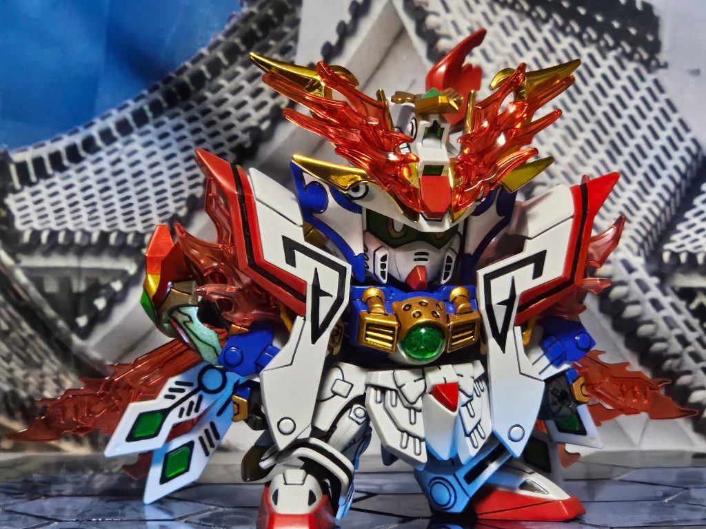 武者號斗丸と炎皇張飛ゴッドガンダム等をミキシング
