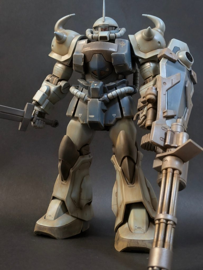 MG グフカスタム　ウェザリング