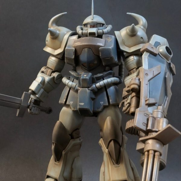 MG グフカスタム　ウェザリング