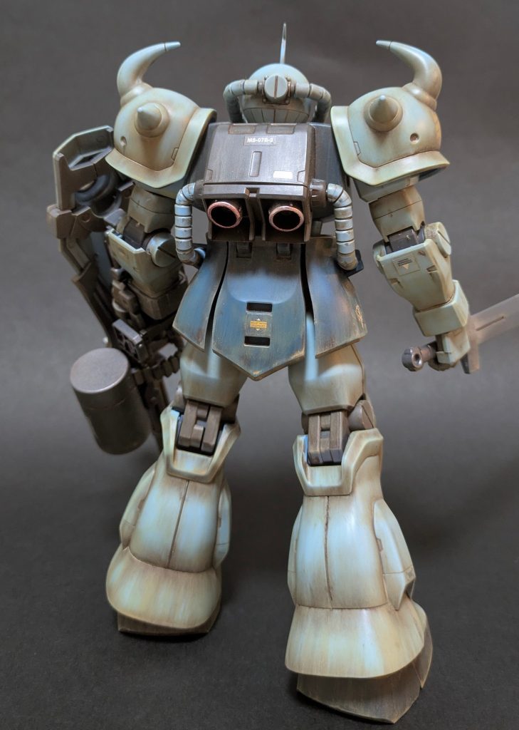 MG グフカスタム　ウェザリング–4枚目/制作者：ハル