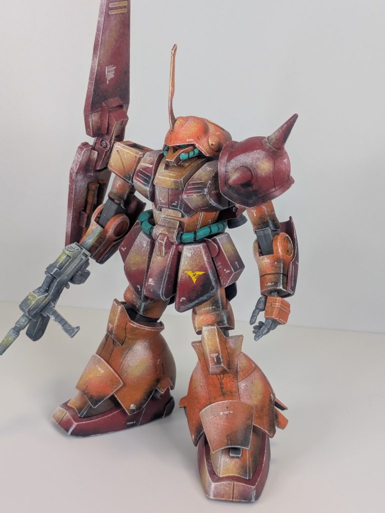 古いキットですけど、プロポーションも可動もかなり良好だと思います。