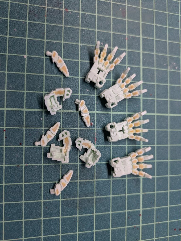 肉抜き穴埋めました　