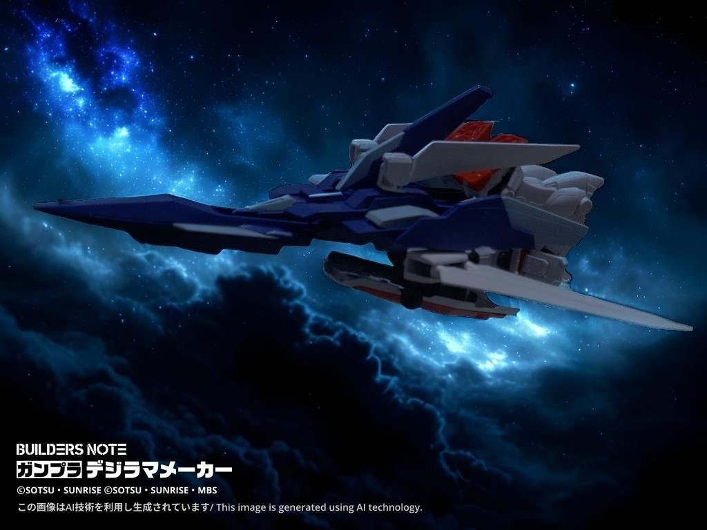 宇宙を〜♪因みに余剰パーツ無しで寝そべり、鯖折り変形となります(#^▽^#)b