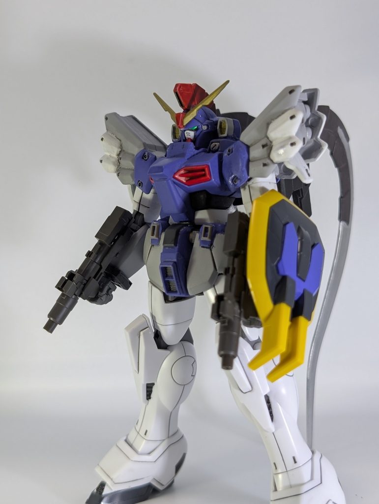 塗装までいくとこの感じ設定ではあったオリジナルで作ったビームサブマシンガン持たせてます！