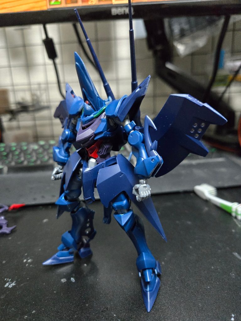 発色のいいキットで、立体化して嬉しい機体です！もっと劇中で活躍して欲しかったなぁ…