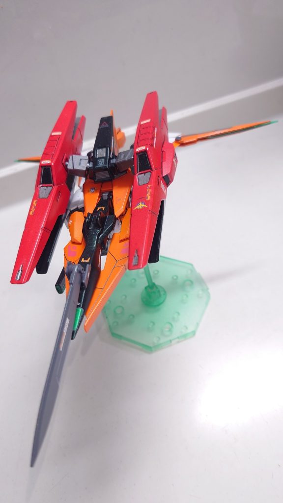 「GNソード、GNソード改展開」脚部GNソード改はこの使い方を想定して作成しました！(gundam-kao6)すれ違い時に切断可能としています！